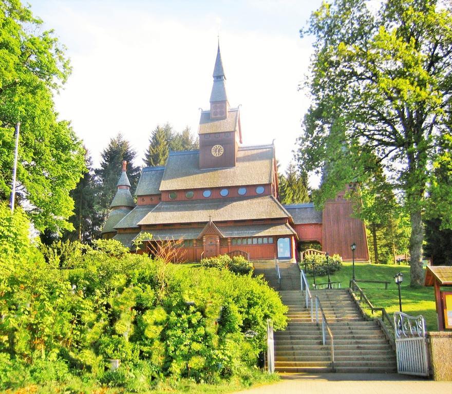 Premium-Ferienwohnungen Bergblick Im Haus Hopfe ゴスラー エクステリア 写真